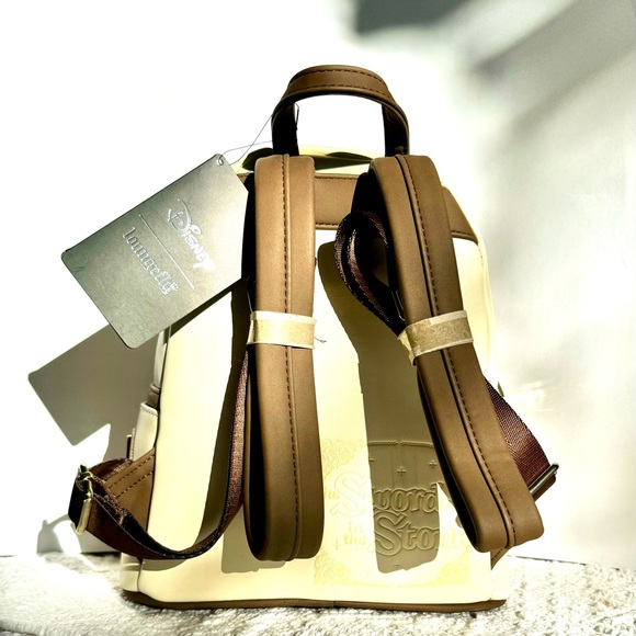 NWT Loungefly Disney The Sword in the Stone Arthur & Merlin Mini Backpack - Picture 8 of 8